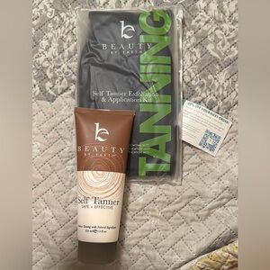 NEW HIGHLY RATED! Beauty by Earth Self Tanner Exfoliation & Application Kit